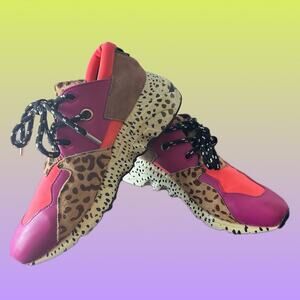 Steve Madden Shoes Cliff Leopard Print Women’s Sneakers Size 10